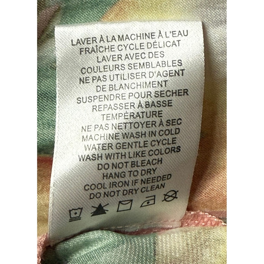 Joie Women's Floral Print Sleeveless Blouse Top, Pink and Orange, Medium‎ - Picture 5 of 7